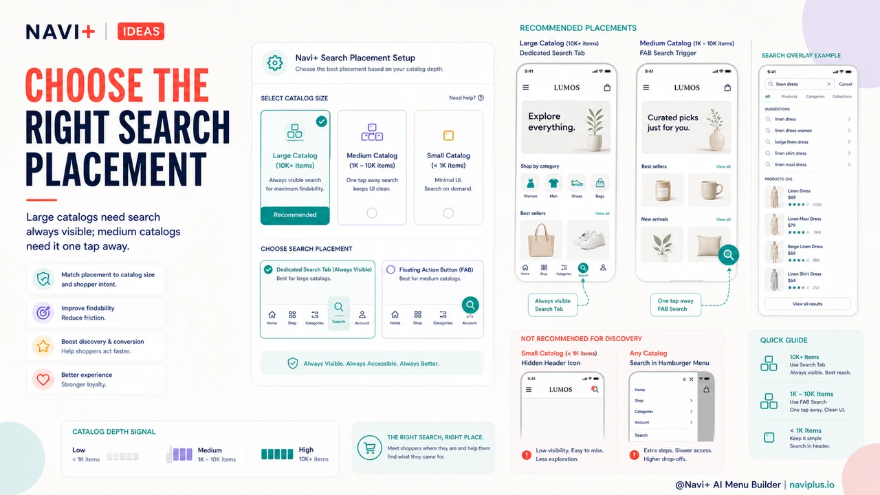 Solution illustration for Search is the shortcut your best customers use most — is yours where they expect it?