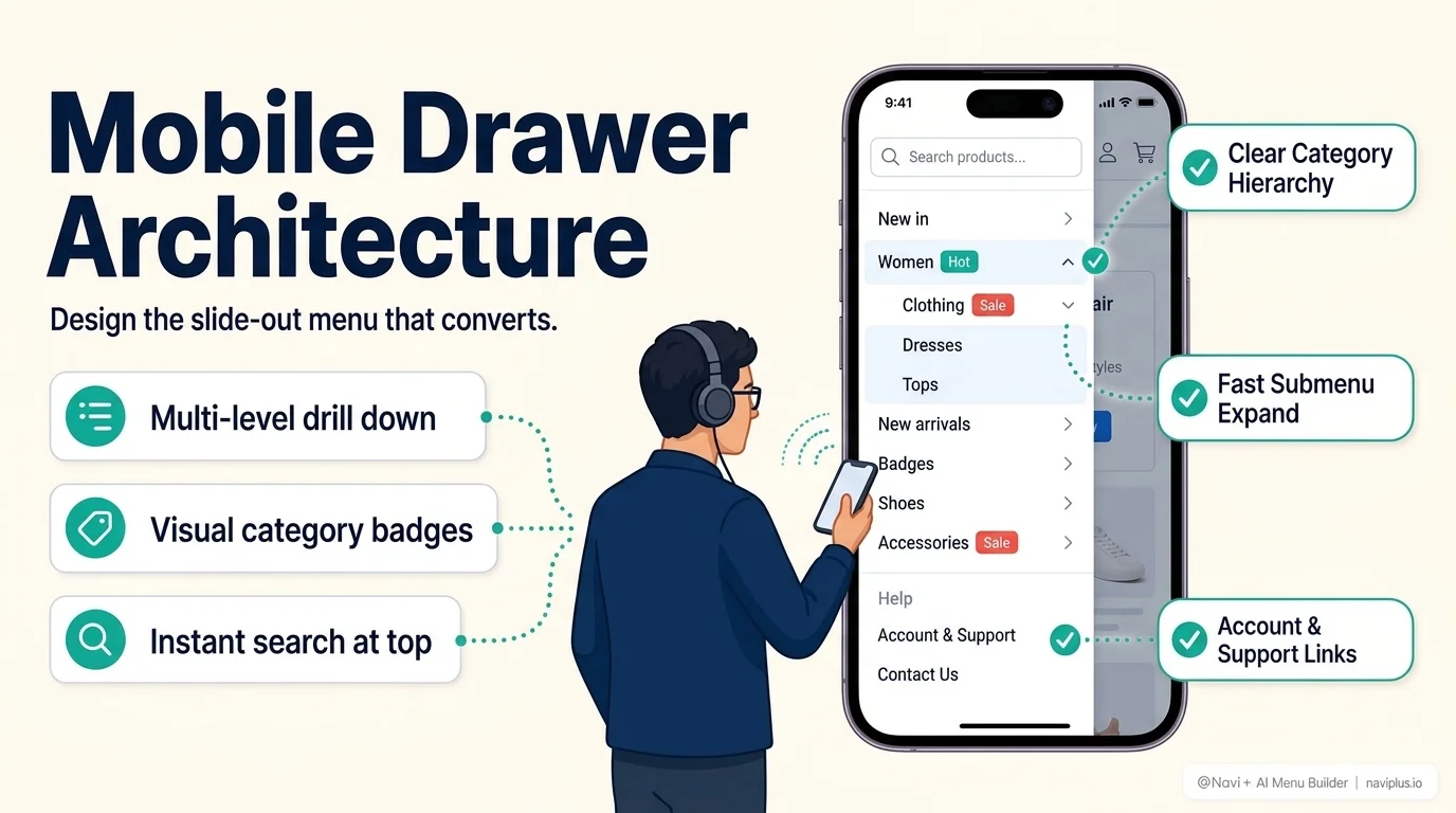 Mobile Navigation Architecture Beyond Hamburger